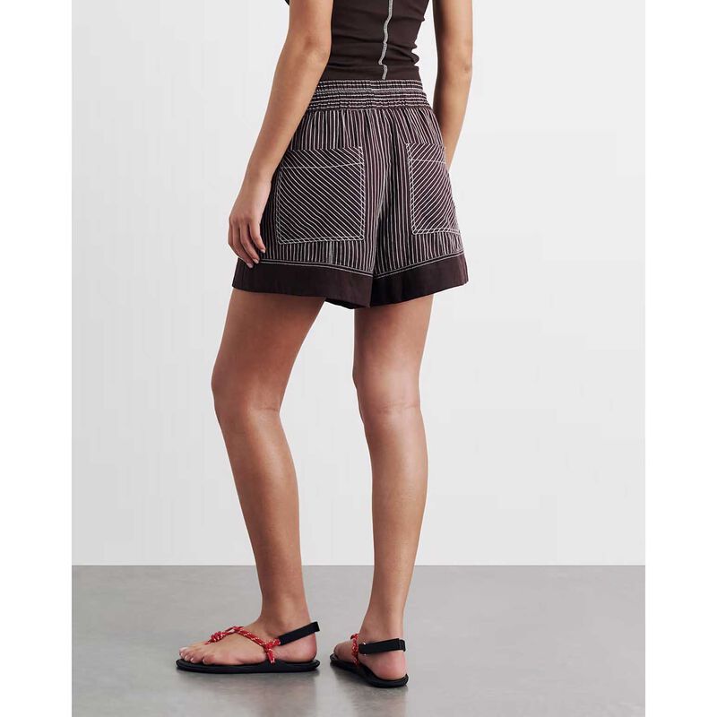 JAG Gigi Stripe Pull On Short image number 1